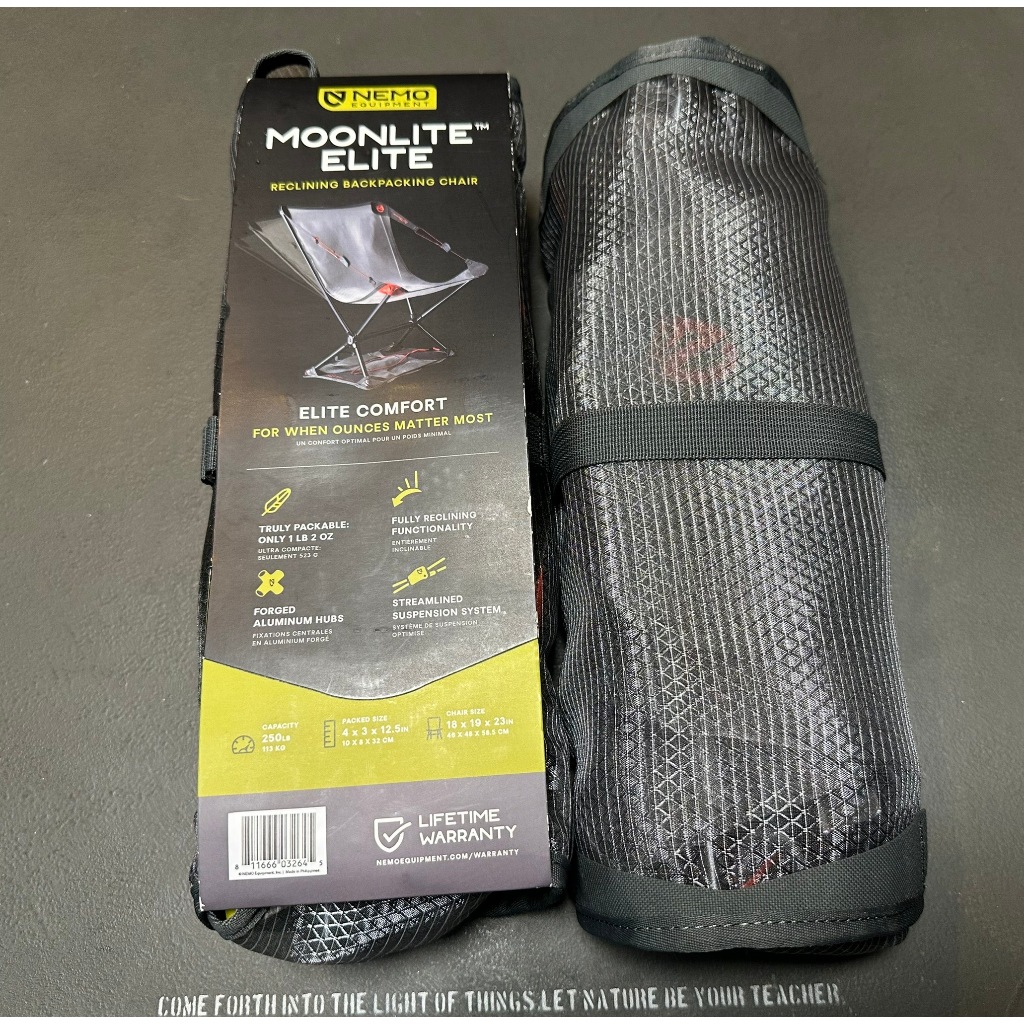Nemo Moonlite Elite เก้าอี้เดินป่าน้ำหนักเบา