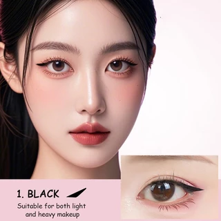 อายไลเนอร์ ปากกาแสตมป์อายไลเนอร์แบบหัวคู่ ป้องกันรอยเปื้อนได้ยาวนาน (2.1มล.) แห้งไว ใช้ง่าย