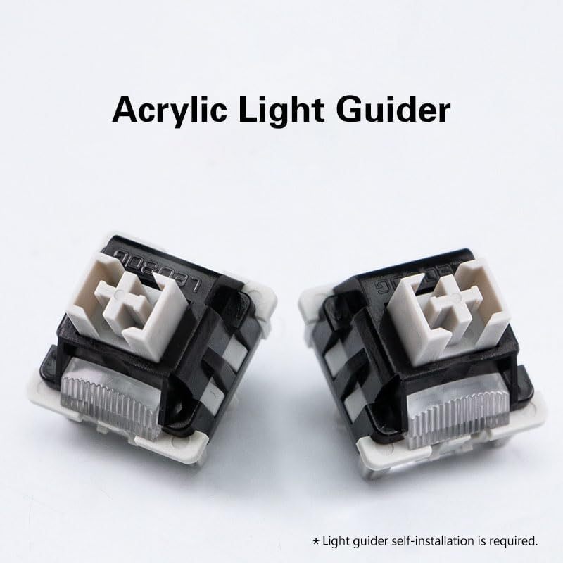 LEOBOG Graywood V4 5 Pin Linear Switch, POM Stem, PC Housing, ปรี้ลูบ, กันฝุ่น, Plate-Mounted, รองรับ MX Keyboard - รูปที่ 4