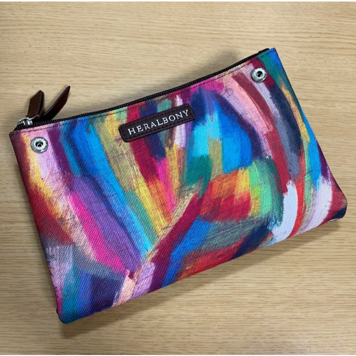 กระเป๋า Amenity kit แบรนด์ Heralbony ชั้น First Class และ Business สายการบิน JAL [เฉพาะกระเป๋า]