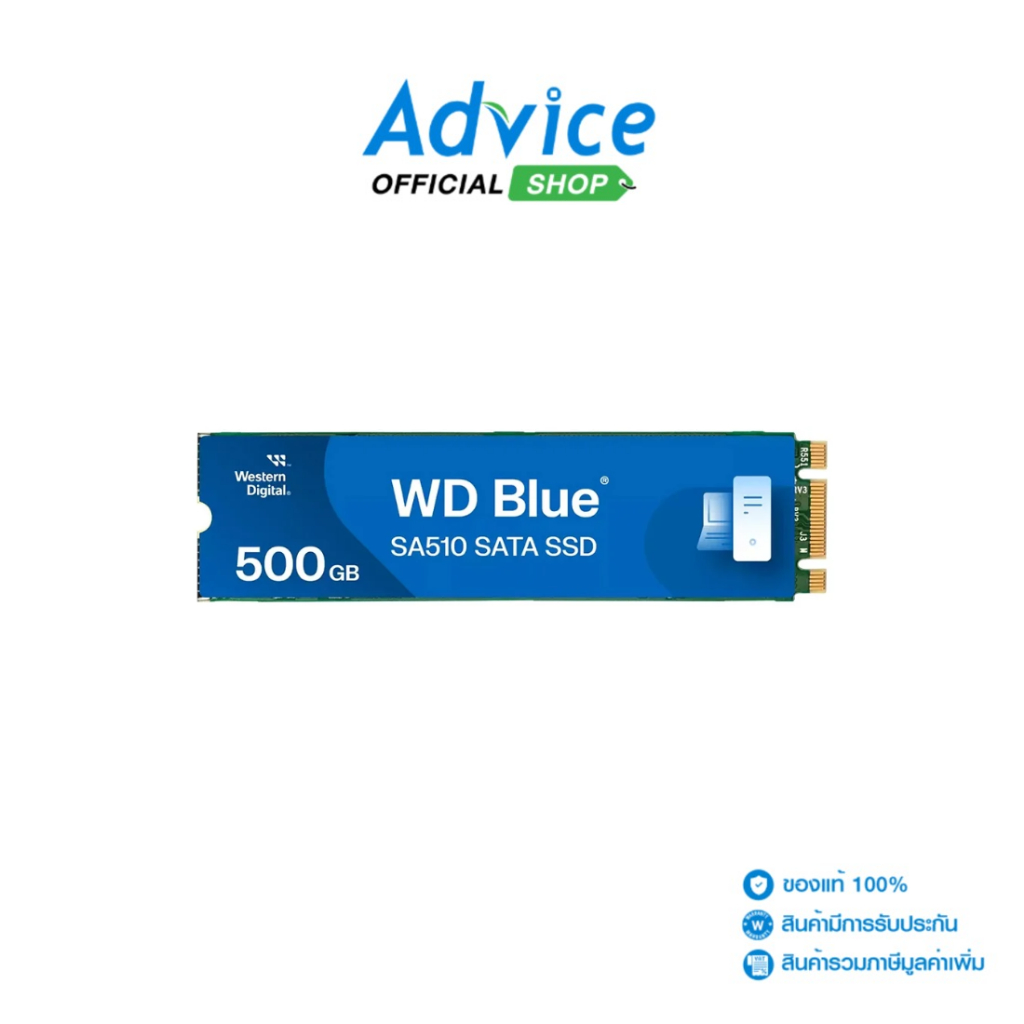 WD 500 GB SSD M.2 SATA BLUE SA510 (WDS500G3B0B-00AXS0) - A0168244