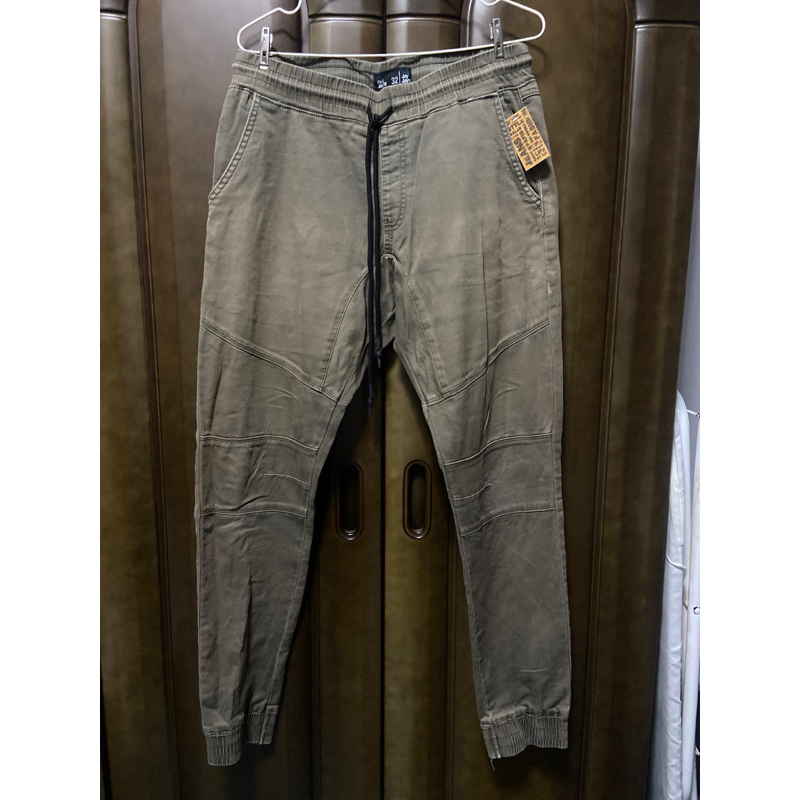 กางเกงขายาวมือสอง สภาพดี jogger เอวยางยืด แบรนด์ Jay jays เอว 32 สะโพก 42  เป้า11 ยาว 40