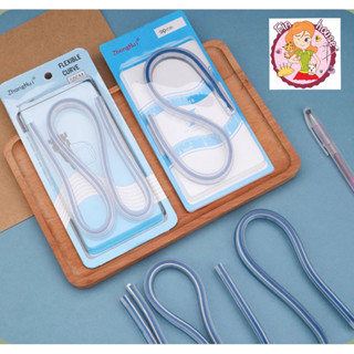 🧸ไม้บรรทัดอ่อนดัดได้ ไม้บรรทัดกระดูกงู ขนาด 30-60 CM. ช่วยให…