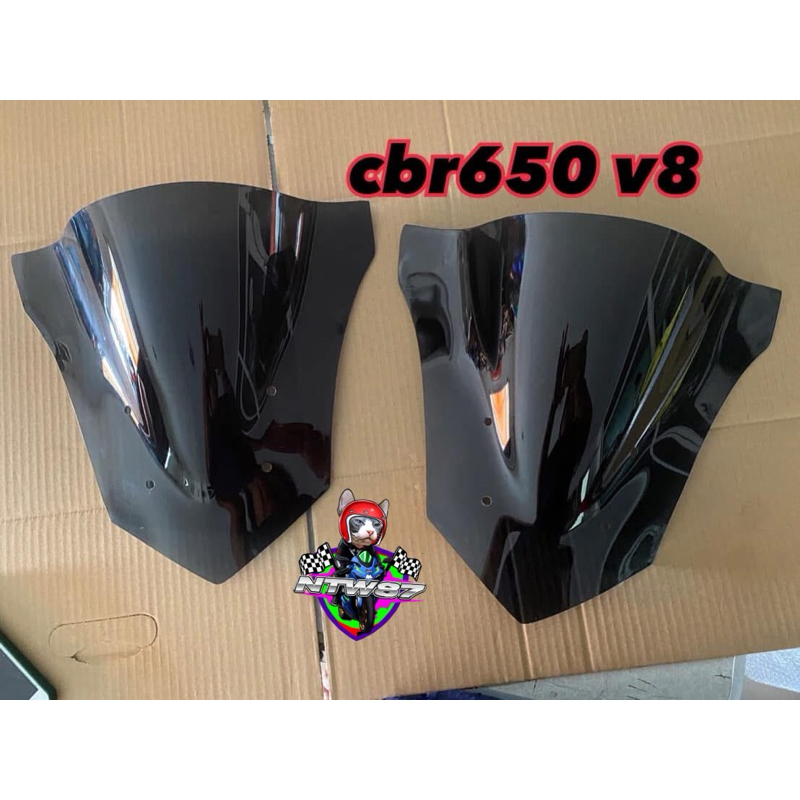 ชิวหน้าแต่งcbr650f ทรงv8สวยๆเท่ห์งานหนา3มิน