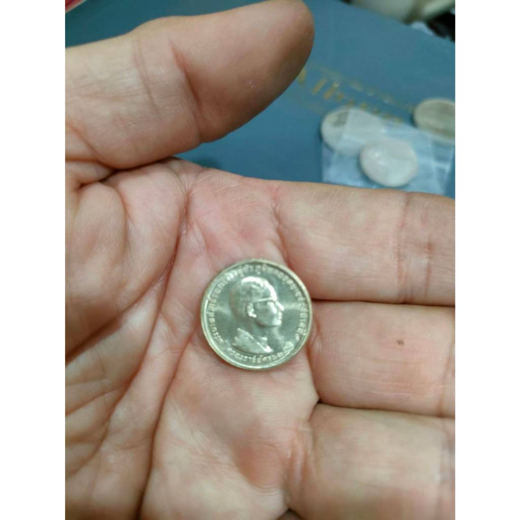 เหรียญกษาปณ์ไทยรัชกาลที่9 ราคา 10 บาท เนื้อเงิน ปี2514