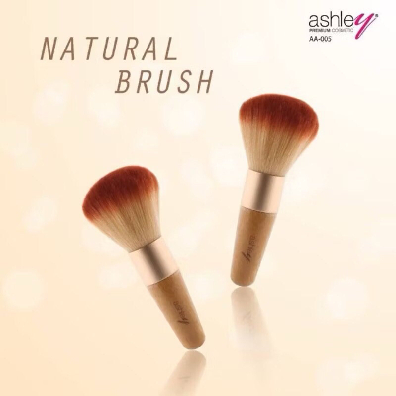แอชลี่ย์ แปรงแต่งหน้า แปรงลงแป้ง เกลี่ยแป้ง นุ่ม ไม่บาดหน้า AA005 Ashley Premium Brush