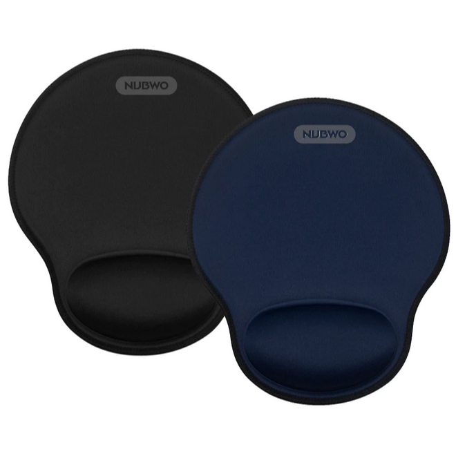 Nubwo แผ่นรองข้อมือ NP35/NP 055 Mouse Pad ผลิตจากเมมโมรี่โฟม พร้อม Anti-Slip ป้องกันการลื่นไถลขณะใช้งาน