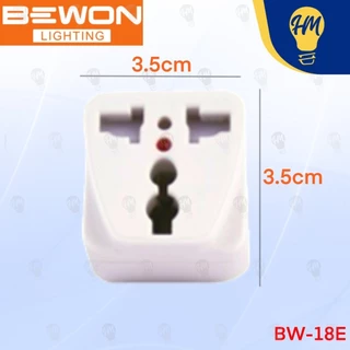 Bewon ปลั๊กแปลง 2 ขา ขาทองเหลือง
