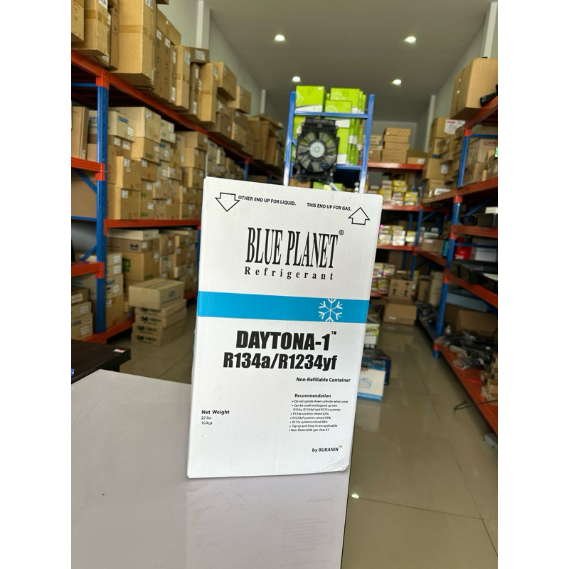 BLUE PLANET DAYTONA-1 R-134a/1234yf(10kg.) น้ำยาแอร์ R-134a