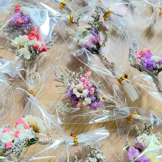 ดอกไม้แห้งมินิ 💐 (จัดส่ง1-2วัน) ขนาดโทนสี ระบุในแชทเลยค่า