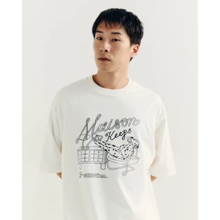 maison KEEPS | The Oversized Living Life by PNK.FF Tee | เสื้อยืด ทรง oversized | มีให้เลือก 2 Size อก 44" และ 48''