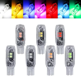 ⚡ประเทศไทย 24 ชั่วโมง⚡T10 หลอดไฟเลี้ยวกระพริบแฟลช ใช้ได้ทั้งรถยนต์และมอเตอร์ไซค์ ทนความร้อนสูง ติดตั้งง่าย