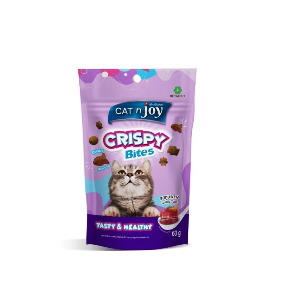 CatHoliday Cat n Joy Crispy Bites  ขนาด 60g