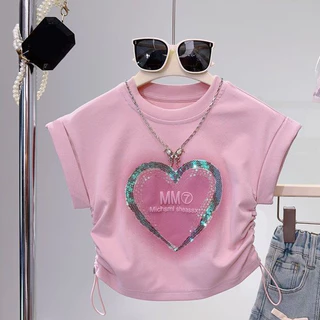 ชุดเด็กหญิง เสื้อยืด+กระโปรงยีนส์ สั่งแยกัน รูดข้าง คอกลม ผ้านุ่ม ระบายอากาศ พร้อมส่งจากไทย