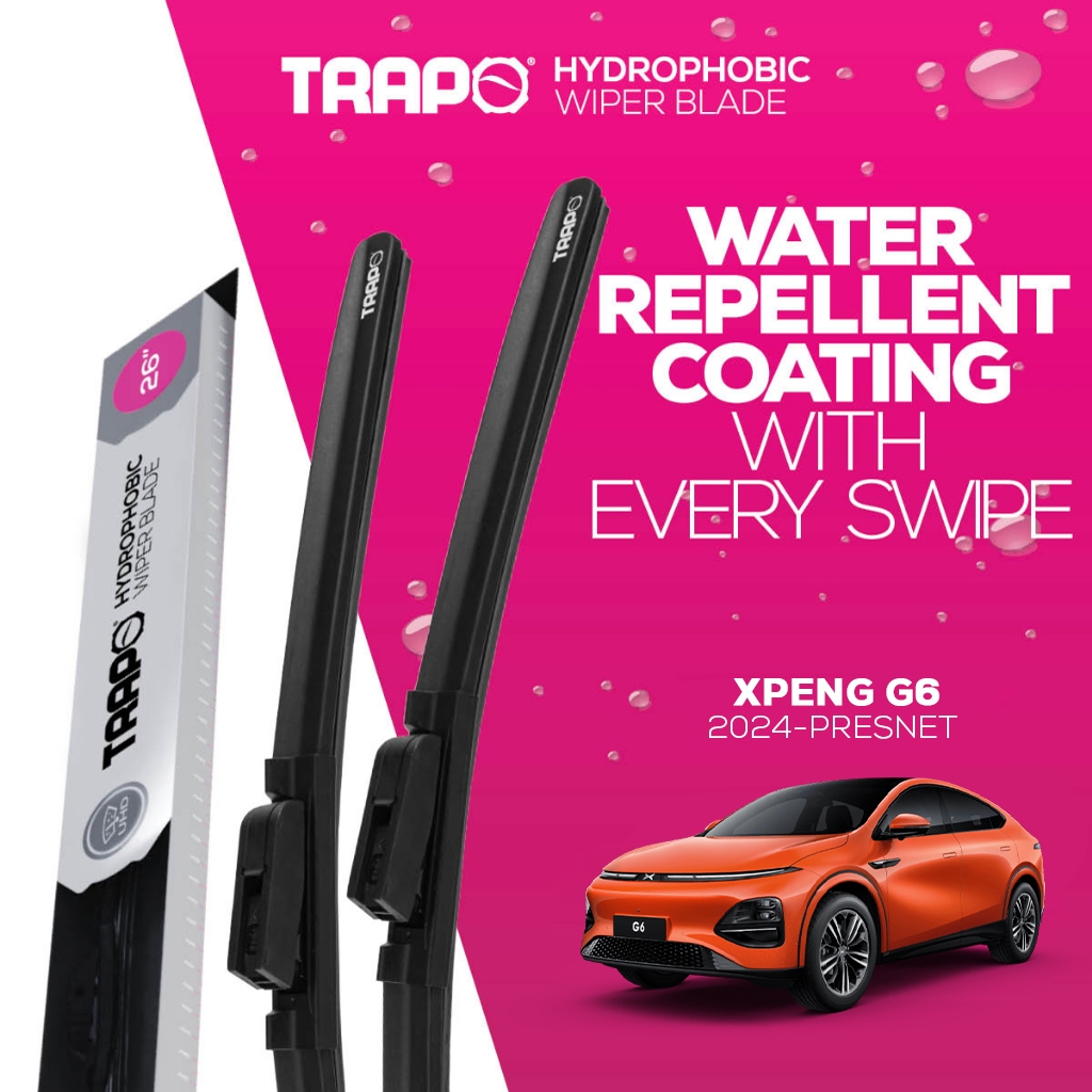 ที่ปัดน้ำฝน Trapo Hydrophobics XPENG G6 (2024-Present)
