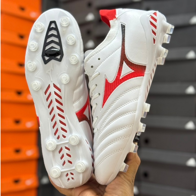 รองเท้า สตั๊ด ฟุตบอล มิซูโน่ Mizuno MORELIA NEO III BETA หนังวัวแท้ มีปลายทาง ใส่ไม่ได้เปลี่ยนได้ แถมดันทรง ถุงผ้า กล่อง