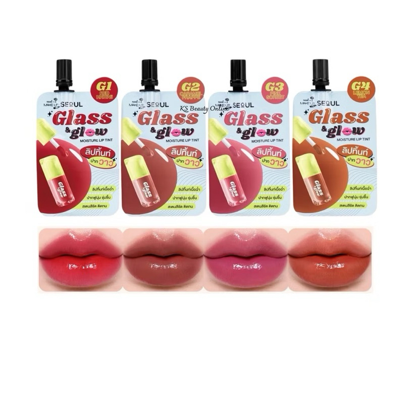 ลิปทิ้นท์ปากวาว นามิ Nami Glass & Glow Moisture Lip Tint(1ซอง)