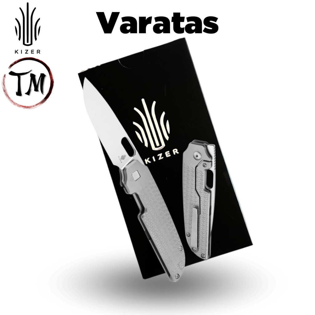 Kizer Varatas Ki3637A1 มาพร้อมด้ามไทเทเนี่ยม มีดEDCรุ่นฮิตเบากระทัดรัด ใช้งานปลอดภัย