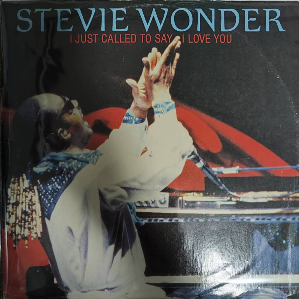 แผ่นเสียง STEVIE WONDER  I JUST CALL TO SAY I LOVE YOU (SINGLE12")
