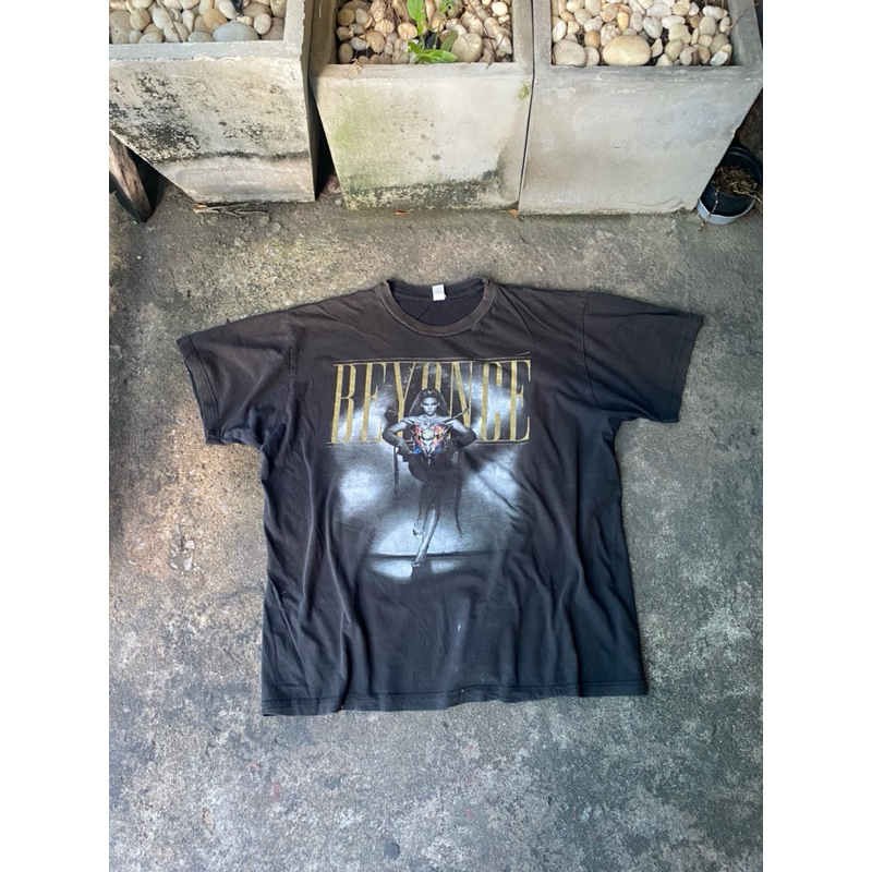 เสื้อยืดวินเทจของแท้ Beyonce ‘ T-shirt tour 2009