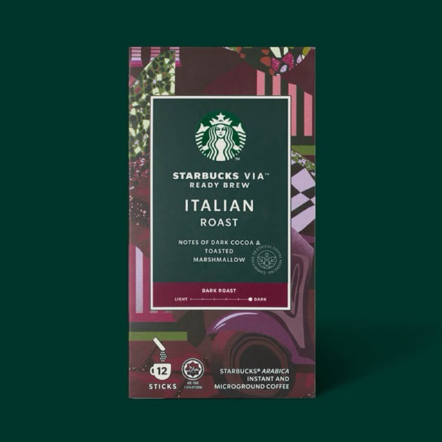 (สินค้าพร้อมส่งไม่ต้องพรี) กาแฟ Starbucks VIA™ Italian Roast