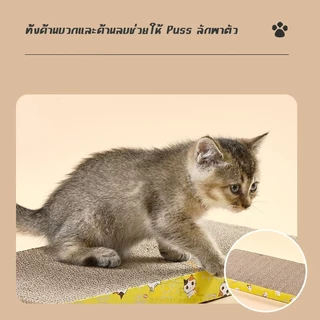 แผ่นลับเล็บแมว ที่ลับเล็บ ของเล่นแมว กระดาษลับเล็บแมว ที่ฝนเล็บแมว ประหยัดและน้ำหนักเบา เคลื่อนย้ายได้ง่าย มีสไตล์