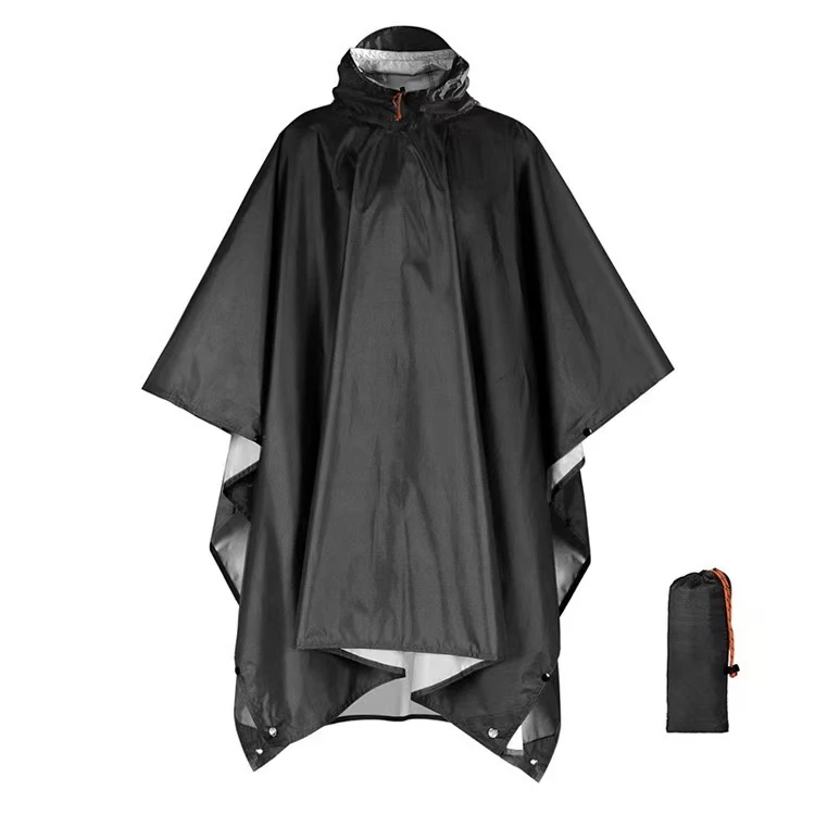 เสื้อกันฝนผู้ใหญ่ เสื้อปอนโชลายพราง ระบายอากาศ thumbnail 5