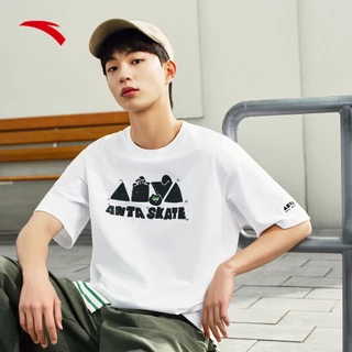 [ANTA X Wang YiBo] เสื้อยืดสั้นUnisex 1725B8115 Official Store