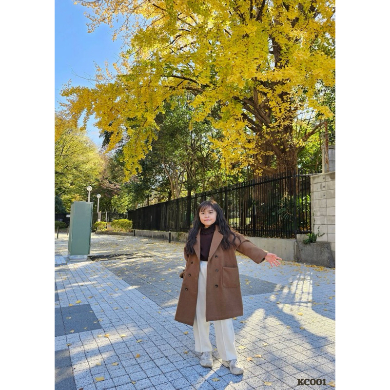 เสื้อโค้ทกันหนาวเด็กผ้าวูล เกาหลีมาก KC001