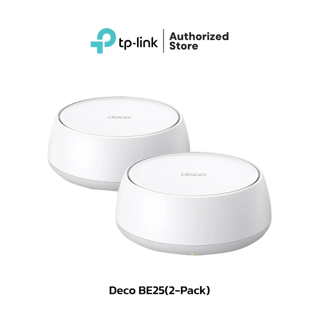 TP-LINK BE5000 Whole Home Mesh Wi-Fi 7 System รุ่น Deco BE25(2-Pack)