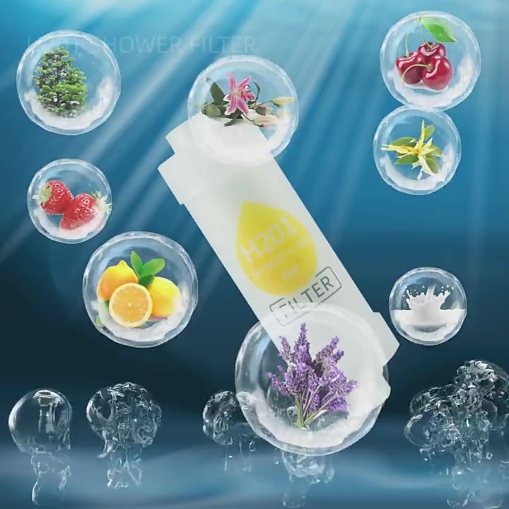 ไส้กรองฝักบัว ตัวกรองอาบน้ำ กรองน้ำฝักบัวลดสิว ตัวกรองฝักบัว สามารถกรองคลอรีนได้ถึง 99% ติดตั้งง่าย - รูปที่ 6