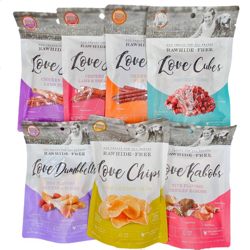 Love Jerky (เลิฟ เจอร์กี้) ขนมสุนัข รสแกะ และสโมค(Love-แท่งไก่บาบีคิว)