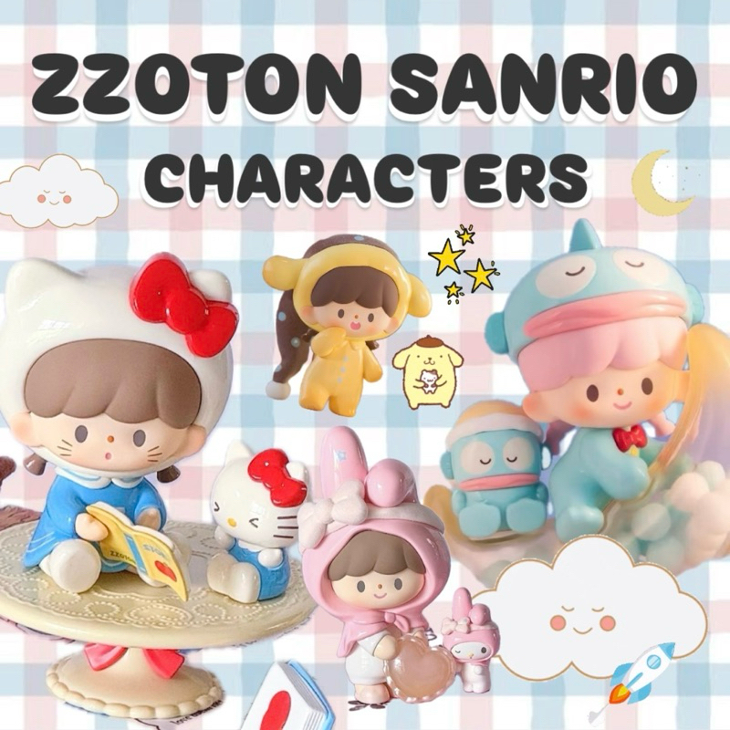 พร้อมส่ง🇹🇭 ลด20% ZZOTON x SANRIO Characters Figures เลือกตัว 🩷💜🤍🩵
