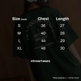 introvertwears | I AM VEGAN tee เสื้อยืดแขนสั้น คอกลม ผ้านุ่มพิเศษ