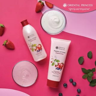 Oriental Princess Passion of Polish Exfoliating Body Moisturiser Enriched Formula โลชั่นผลไม้ผิวหอม