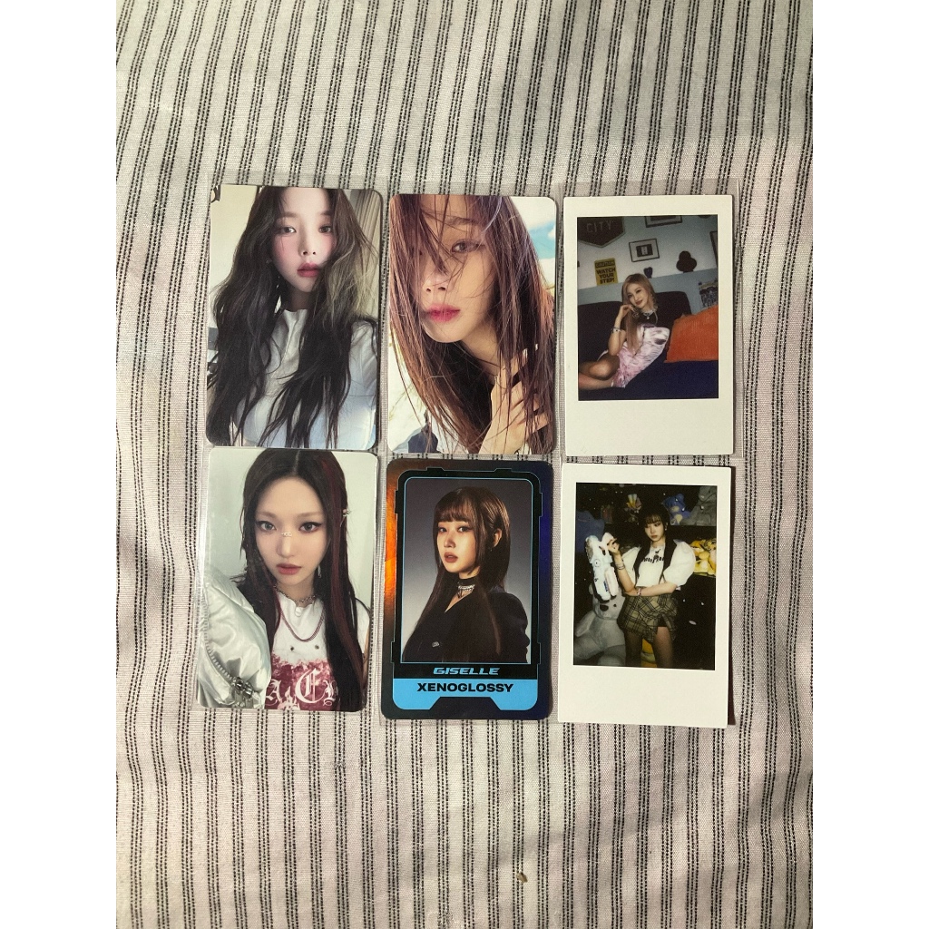 การ์ดแท้ aespa คาริน่า หนิงหนิง จีเซล