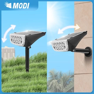 MODI โคมไฟปักดิน ติดผนังโซล่าเซลล์ ไฟปักสนาม แสงขาว/แสงวอร์ม ส่องต้นไม้และสวน พลังงานแสงอาทิตย์
