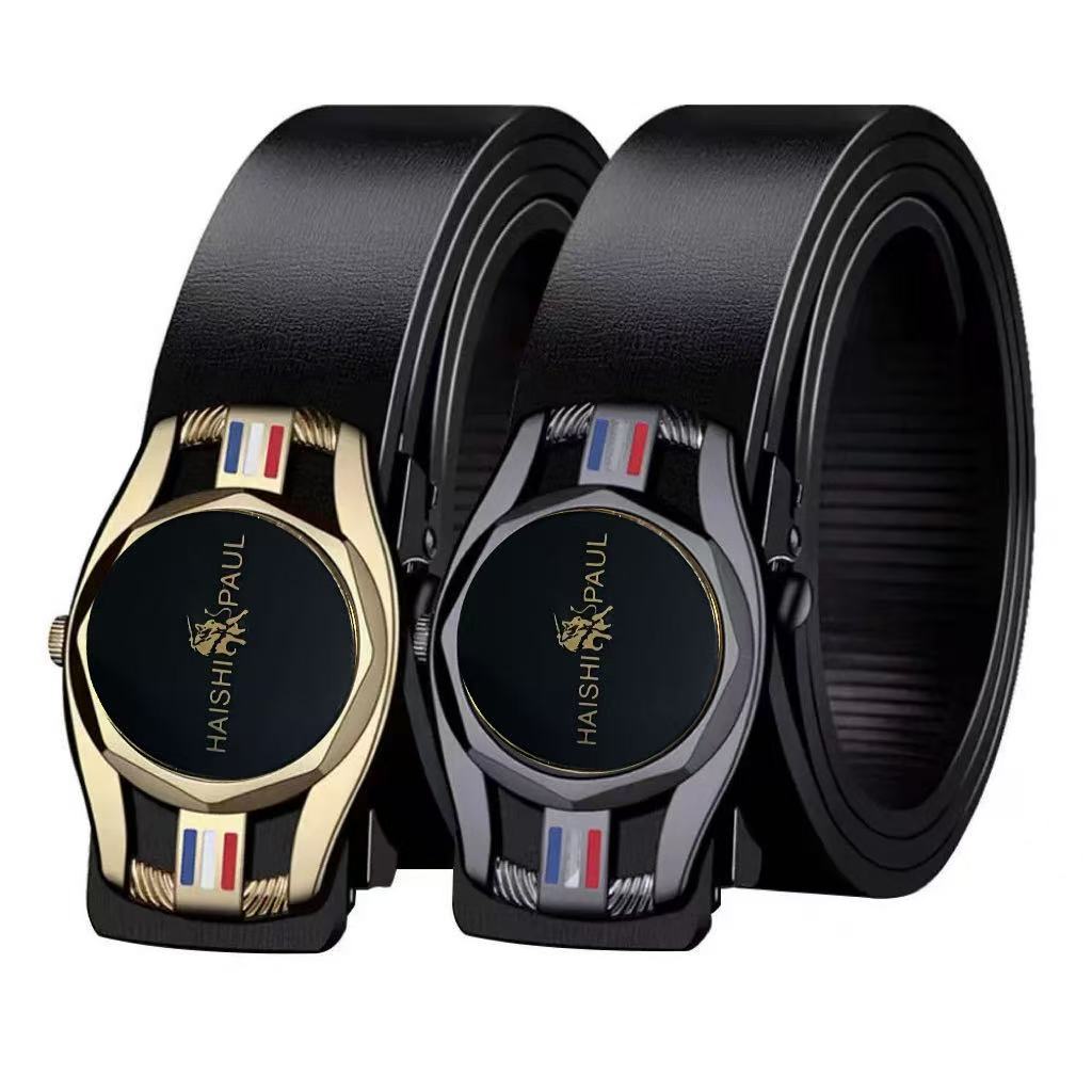 ราคาขายส่ง-เข็มขัดผู้ชาย เข็มขัดอัตโนมัติผู้ชายร่วมสมัย-ผสมอย่างไร้รอยต่อธุรกิจและลําลองดู - รูปที่ 3