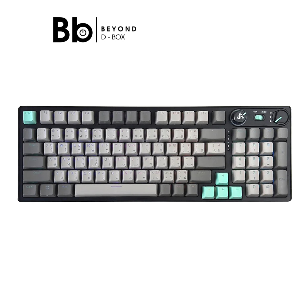 คีย์บอร์ดเกมมิ่ง Fantech MK914 Mechanical By BB Beyond D-Box