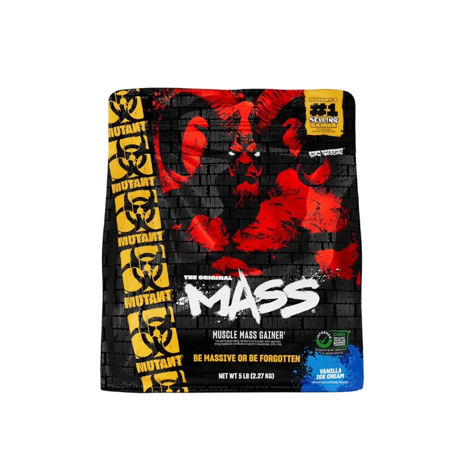 Mutant Mass Vanilla Ice Cream 2.27 kg/ 5 lbs Mass Gainer ของแท้