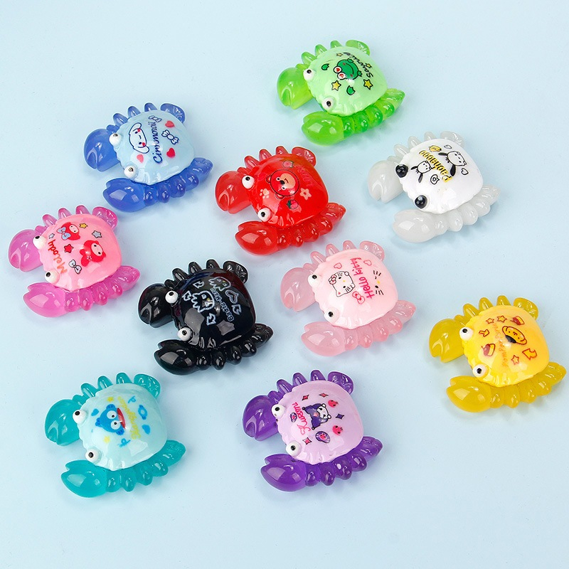 โมเดลปูเรซื่น(เรืองแสง) โมเดล น่ารักทุกลาย **คละสีให้นะคะ**