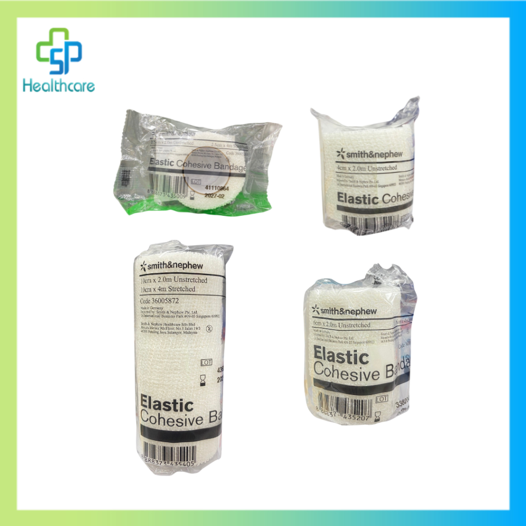 Elastic Cohesive Bandage ผ้าก๊อซพันแผล ชนิดมีกาวในตัว