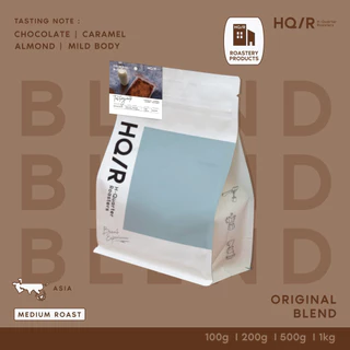 HQ/R เมล็ดกาแฟคั่วกลาง Original Blend
