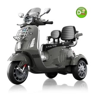 🔥8.8 V5 คันใหญ่🔥รถแบตเตอรี่เด็ก รถเวสป้าเด็ก 2 ที่นั่ง Vespa Sprint รถมอเตอร์ไซค์แบตเตอรี่ No.1154