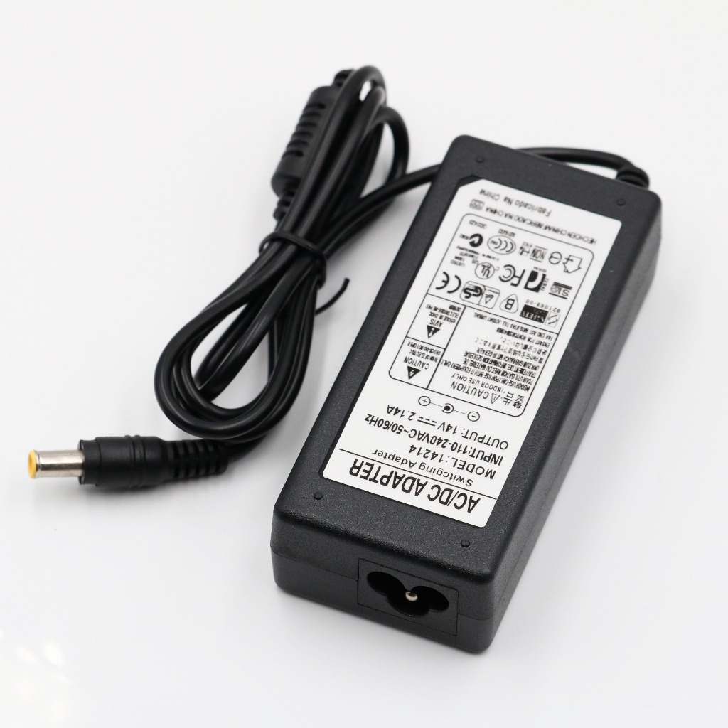 🔥อะแดปเตอร์จอ samsung 14.0v - 1.43 1.78 2.14 หัวขนาด 6.5*4.4 สายชาร์จไฟ Monitor Adapter
