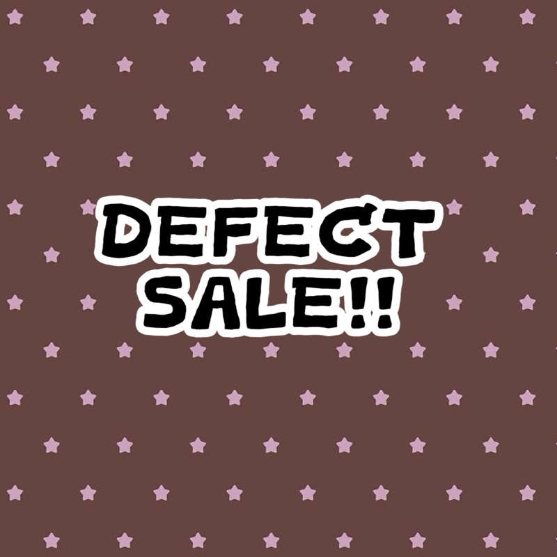 Defect sale! กระเป๋าที่มีตำหนิหรือผิดสเป็ก ไม่มีผลต่อการใช้งานนะคะ