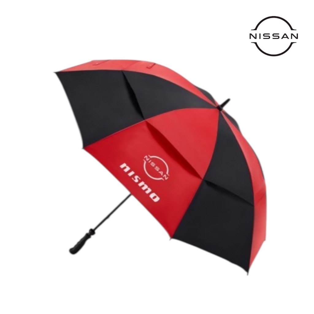 ร่มกอล์ฟ นิสโม่ สีดำแดง 30 นิ้ว (สินค้าที่ระลึกแท้นิสสัน) MMD001R000