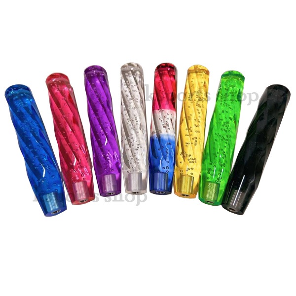 หัวเกียร์อะคริลิคแบบเกลียวมีให้เลือก 4 สียาว2ขนาด 20Cm. 25Cm. รถยนต์  Car รถจักร