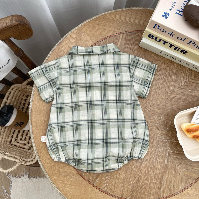 มาใหม่ (3M-2Y) ชุดเด็กน่ารัก บอดี้สูทแขนสั้น ชุดรอมเปอร์ ชุดทารก เด็กอ่อนชายหญิง ใส่เที่ยว หน้าร้อน - รูปที่ 6