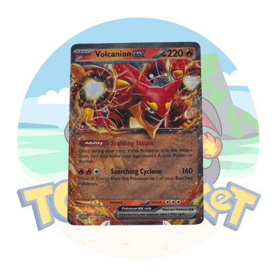 Pokemon Card "Volcanion Ex 031/159" ENG Journey Together